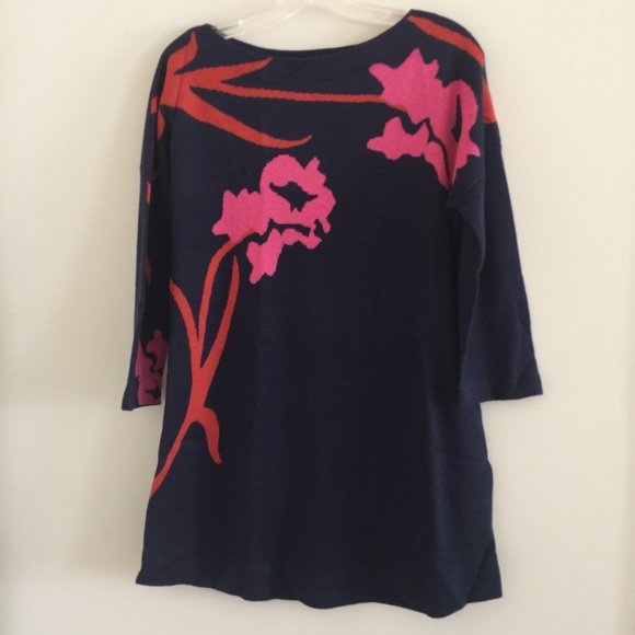 Anthropologie Megara Floral Tunic sweater size S new with tag - Picture 2 of 8